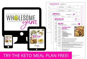 Four Week Keto Meal Plan